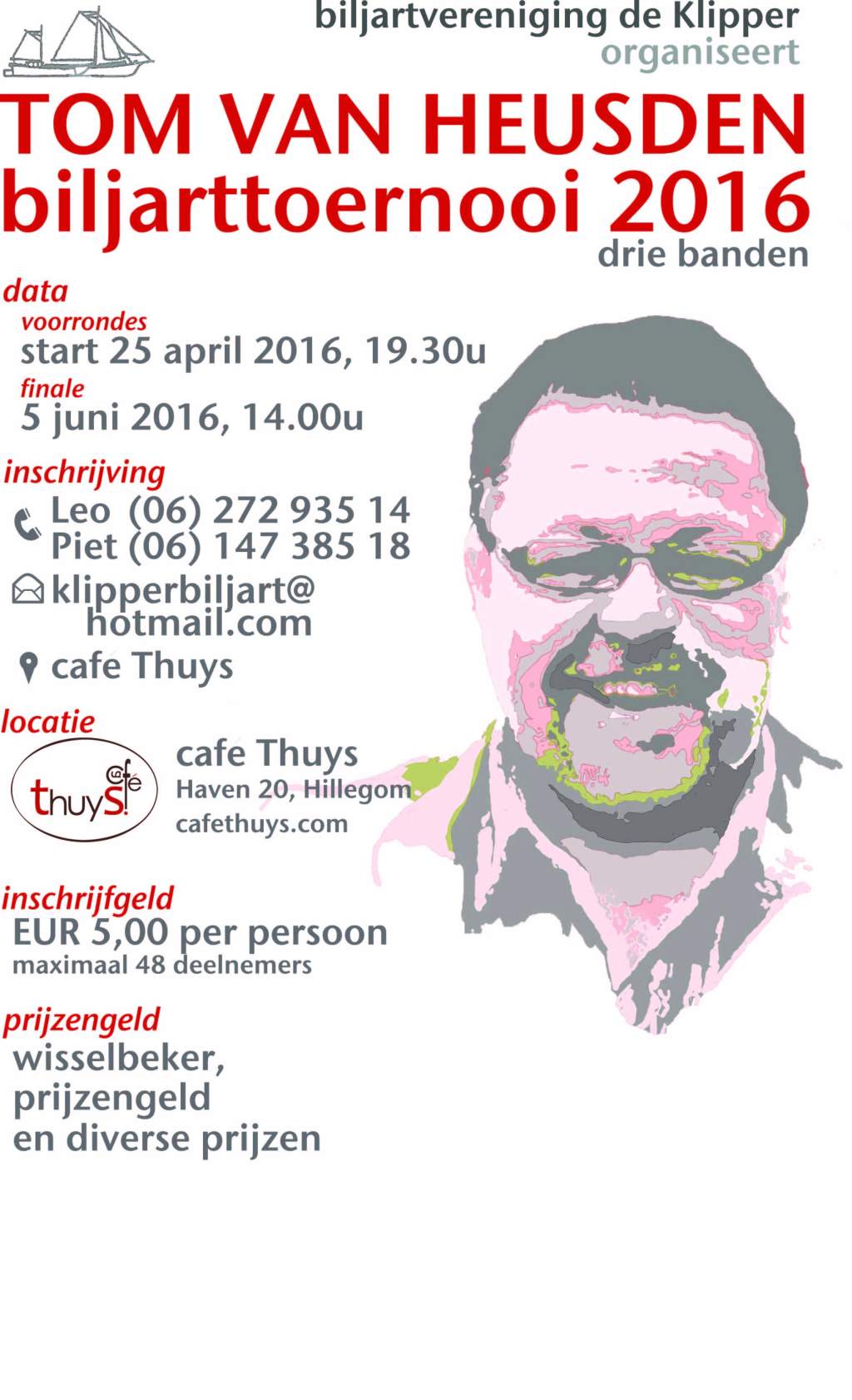 Tom van Heusden&nbsp;Toernooi